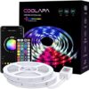 Led Strip Light, COOLAPA 20M (65.6 FT) RGB Strips Lighting, with Remote & Box for Bedroom Home Kitchen, Decoration, APP Control Light Strip with Bright 5050 LEDs, 2pc x 10m